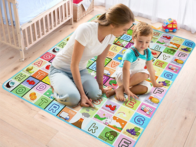 180*150*2cm EPE Baby Play Mat with wo